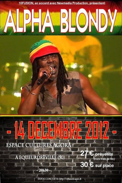 Alpha Blondy 12/14/2012