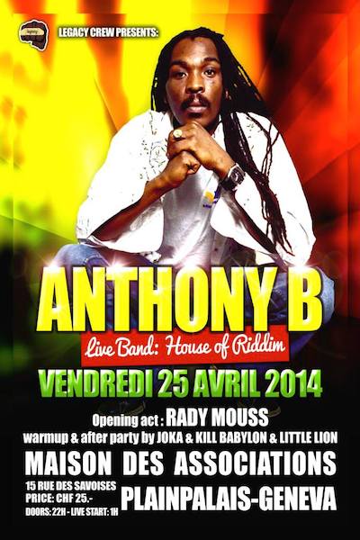Anthony B 4/25/2014