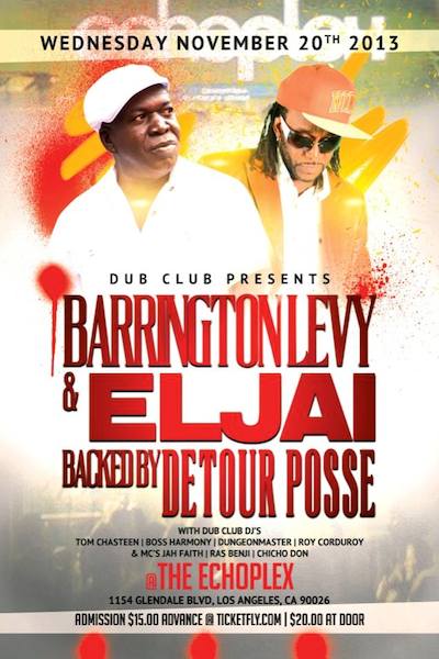Barrington Levy 11/20/2013
