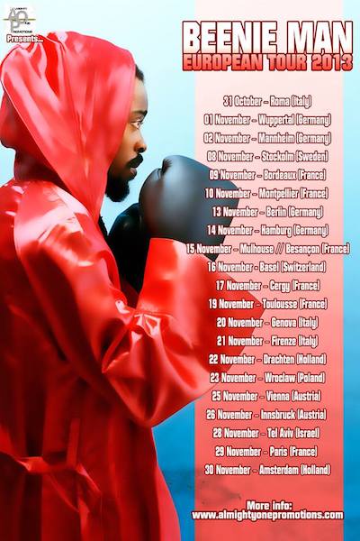 Beenie Man 11/25/2012