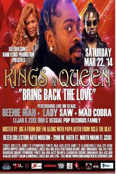 Beenie Man 3/22/2014