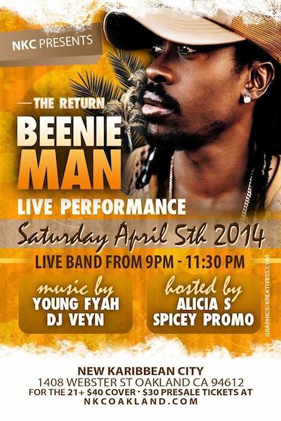 Beenie Man 4/5/2014