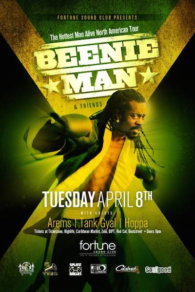 Beenie Man 4/8/2014