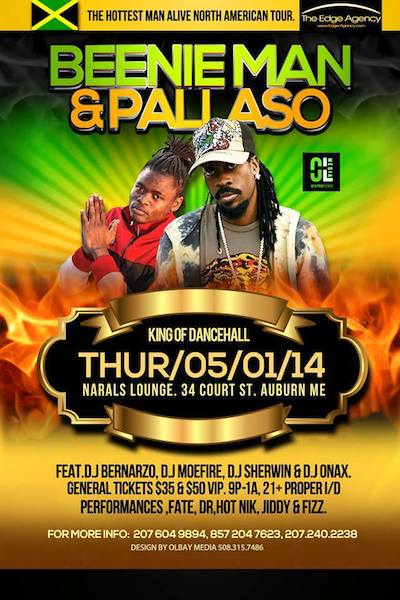 Beenie Man 5/1/2014