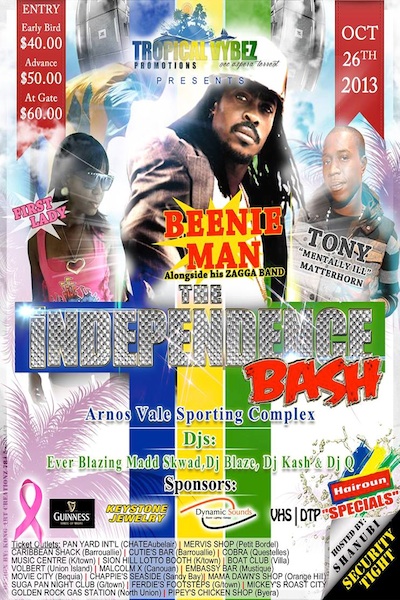 Beenie Man 10/26/2013