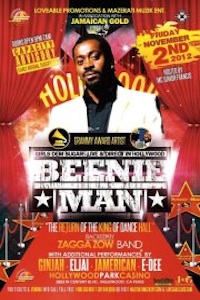 Beenie Man 11/2/2012