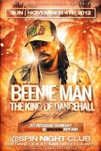 Beenie Man 11/4/2012