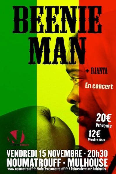 Beenie Man 11/15/2013
