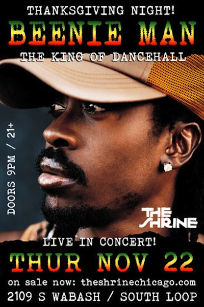 Beenie Man 11/22/2012