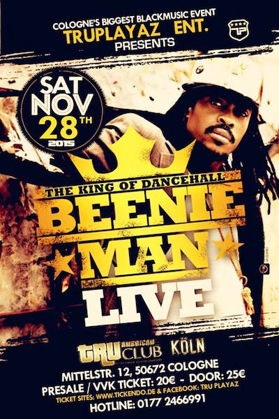 Beenie Man 11/28/2015
