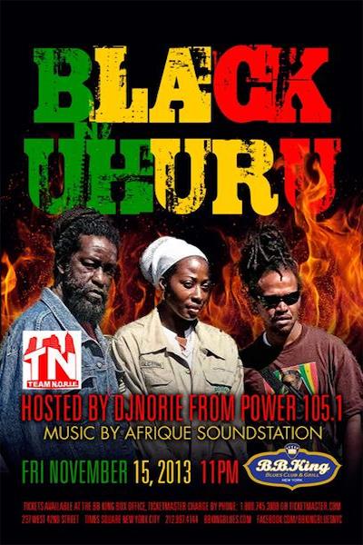 Black Uhuru 11/15/2013