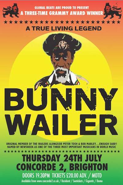 Bunny Wailer 7/24/2014