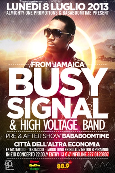Busy Signal 7/8/2013