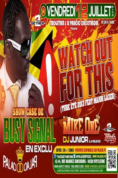 Busy Signal 7/12/2013