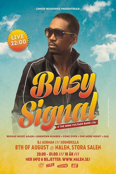 Busy Signal 8/8/2013
