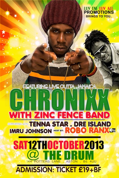 Chronixx 10/12/2013