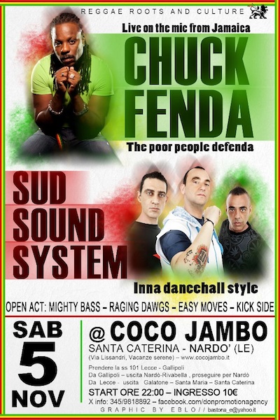 Chuck Fender 11/5/2011