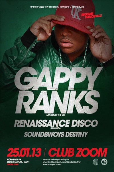 Gappy Ranks 1/25/2013