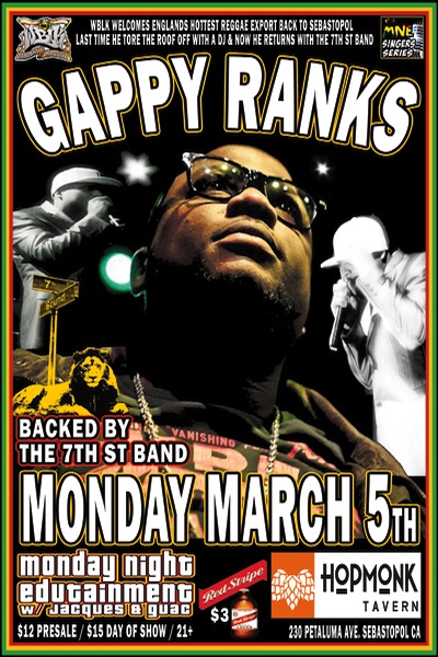 Gappy Ranks 3/5/2012