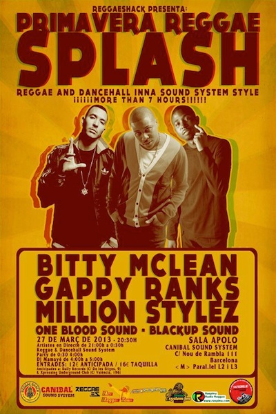 Bitty McLean 3/27/2013