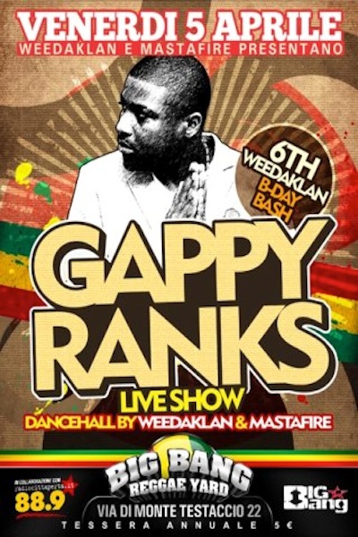 Gappy Ranks 4/5/2013