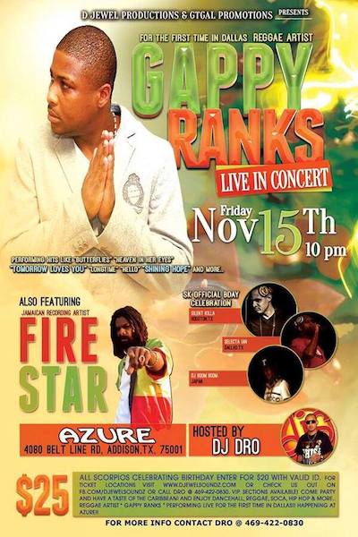 Gappy Ranks 11/15/2013