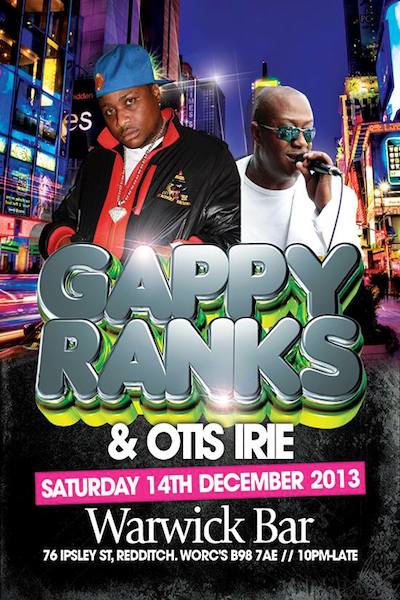 Gappy Ranks 12/14/2013