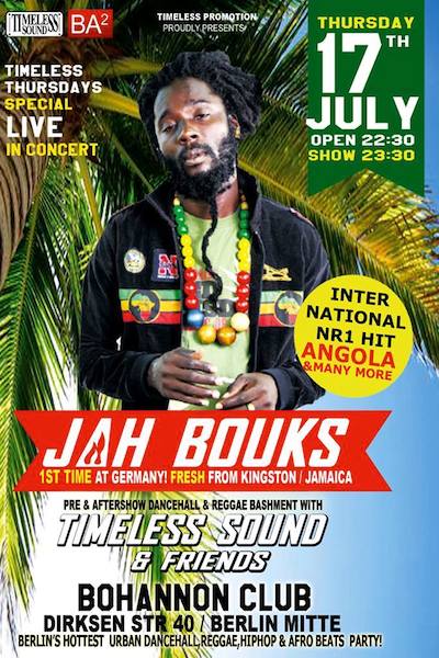 Jah Bouks 7/17/2014