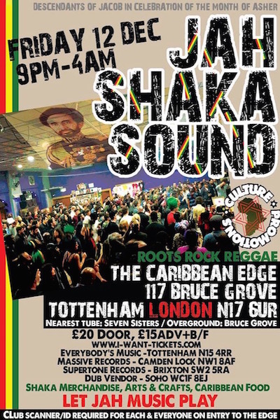 Jah Shaka 12/12/2014