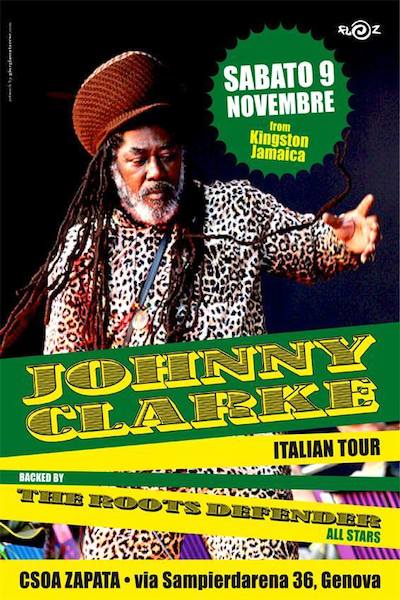 Johnny Clarke 11/9/2013