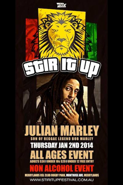 Julian Marley 1/2/2014