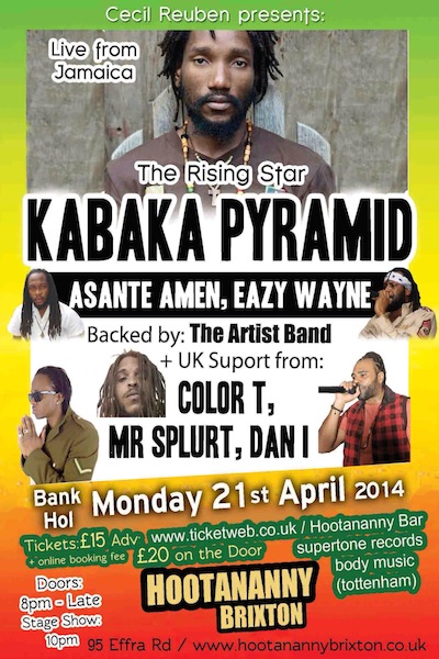 Kabaka Pyramid 4/21/2014