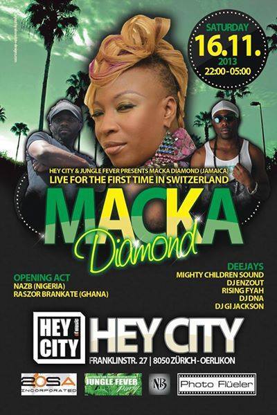 Macka Diamond 11/16/2013