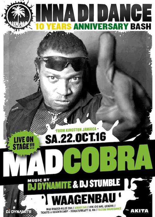 Mad Cobra 10/22/2016