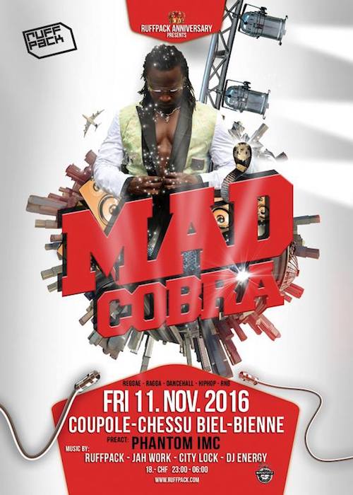 Mad Cobra 11/11/2016