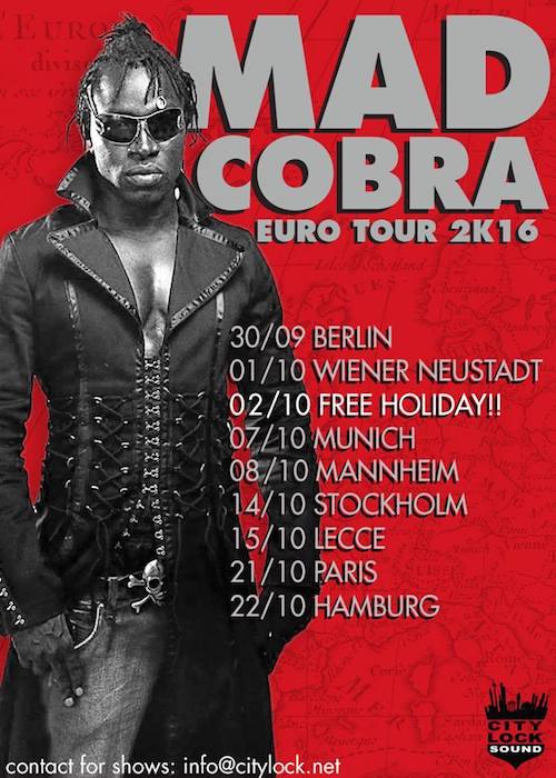 Mad Cobra 10/14/2016