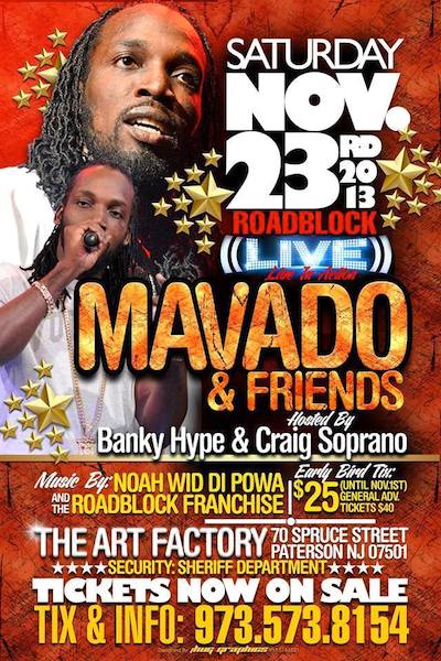 Mavado 11/23/2013