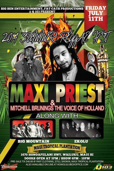 Maxi Priest 7/11/2014