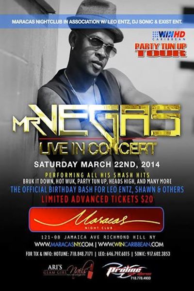 Mr. Vegas 3/22/2014