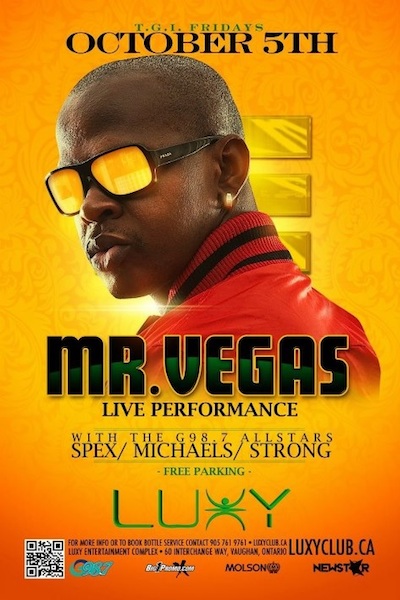 Mr. Vegas 10/5/2012