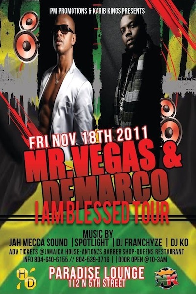 Mr. Vegas 11/18/2011