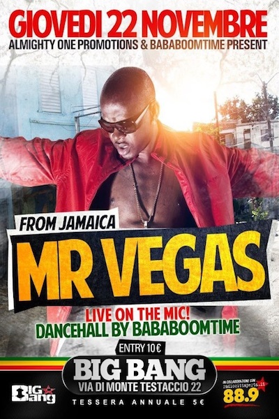 Mr. Vegas 11/22/2012