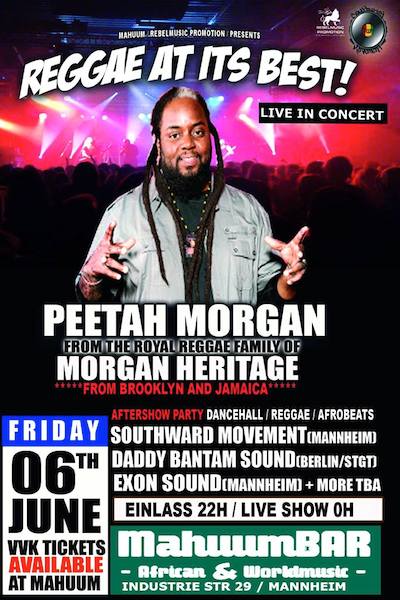 Peetah Morgan 6/6/2014