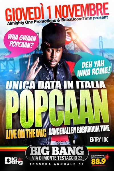 Popcaan 11/1/2012