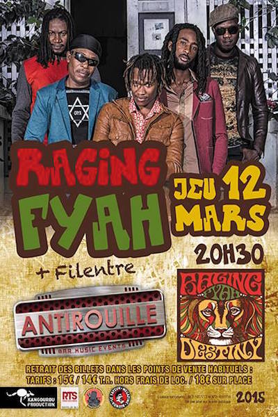 Raging Fyah 3/12/2015