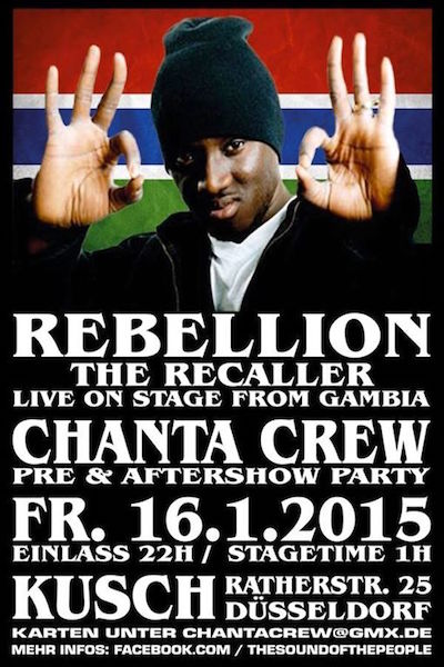 Rebellion The Recaller 1/16/2015