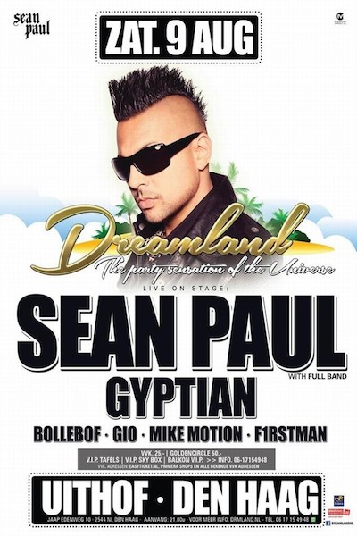 Sean Paul 8/9/2014