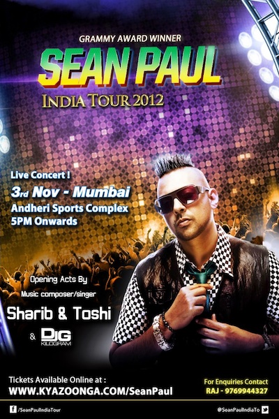 Sean Paul 11/3/2012