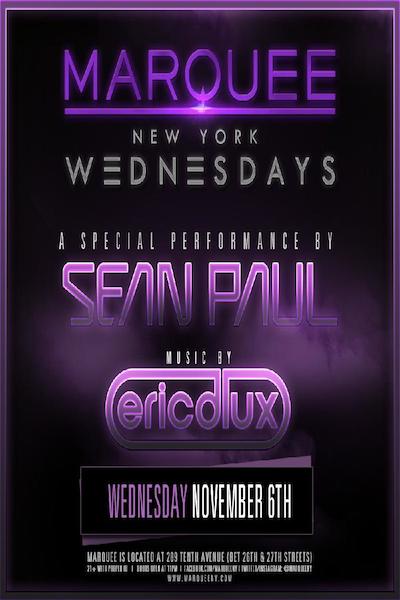 Sean Paul 11/6/2013