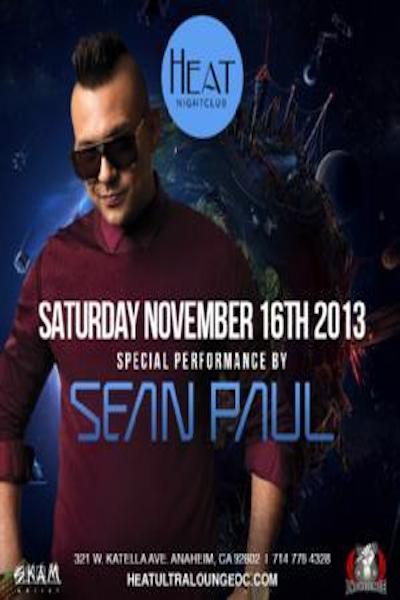 Sean Paul 11/16/2013